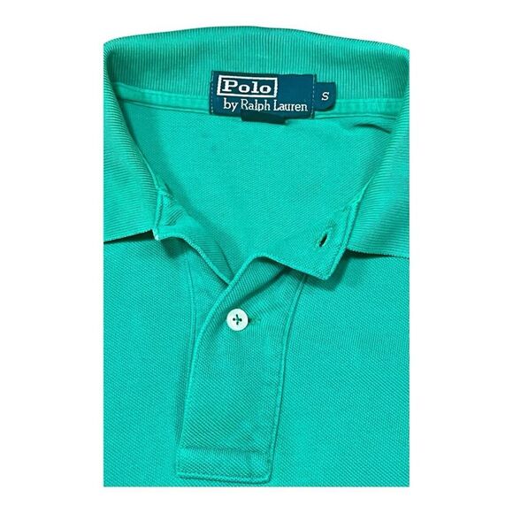 Ralph Lauren Classic Long Sleeve Polo – Green – Size Small - Picture 3 of 6